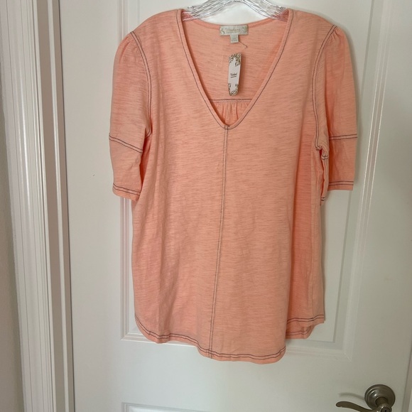 Suzanne Betro Weekend tunic short sleeve cotton travel boho lagonlook sz L - Picture 1 of 9